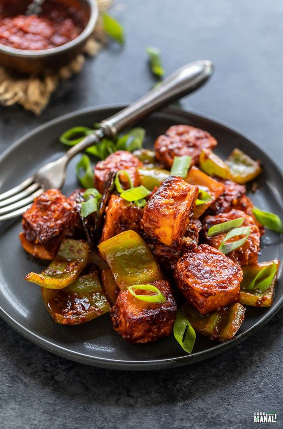 Honey chilli paneer