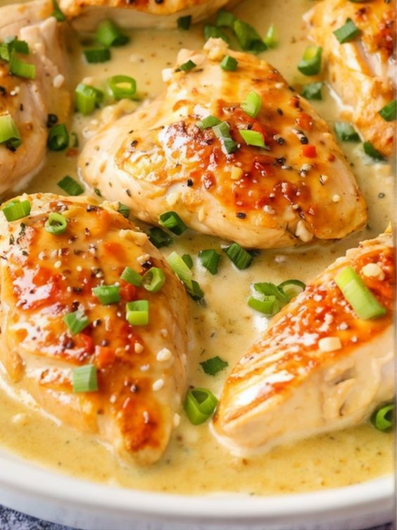 creamy garlic chicken