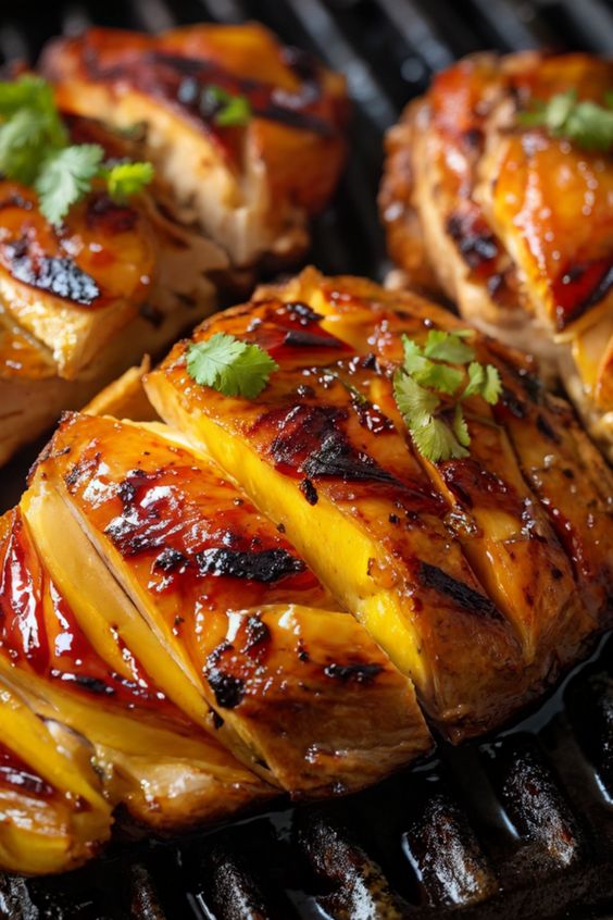 grilled mango chicken